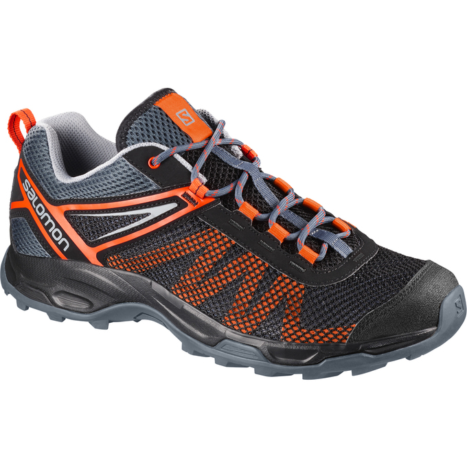 Salomon Singapore Mens Running Shoes - X ULTRA MEHARI Black Orange | 34709-DRVQ